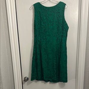 Elegant Green Lace Dress